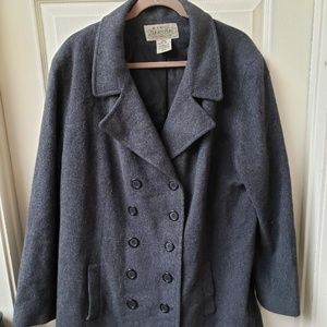 St. John's Bay wool coat sz 20w